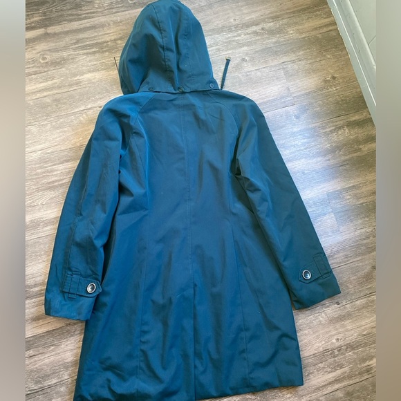 London Fog Women’s Removable Hooded Trench Rain Coat Size M - Picture 11 of 11